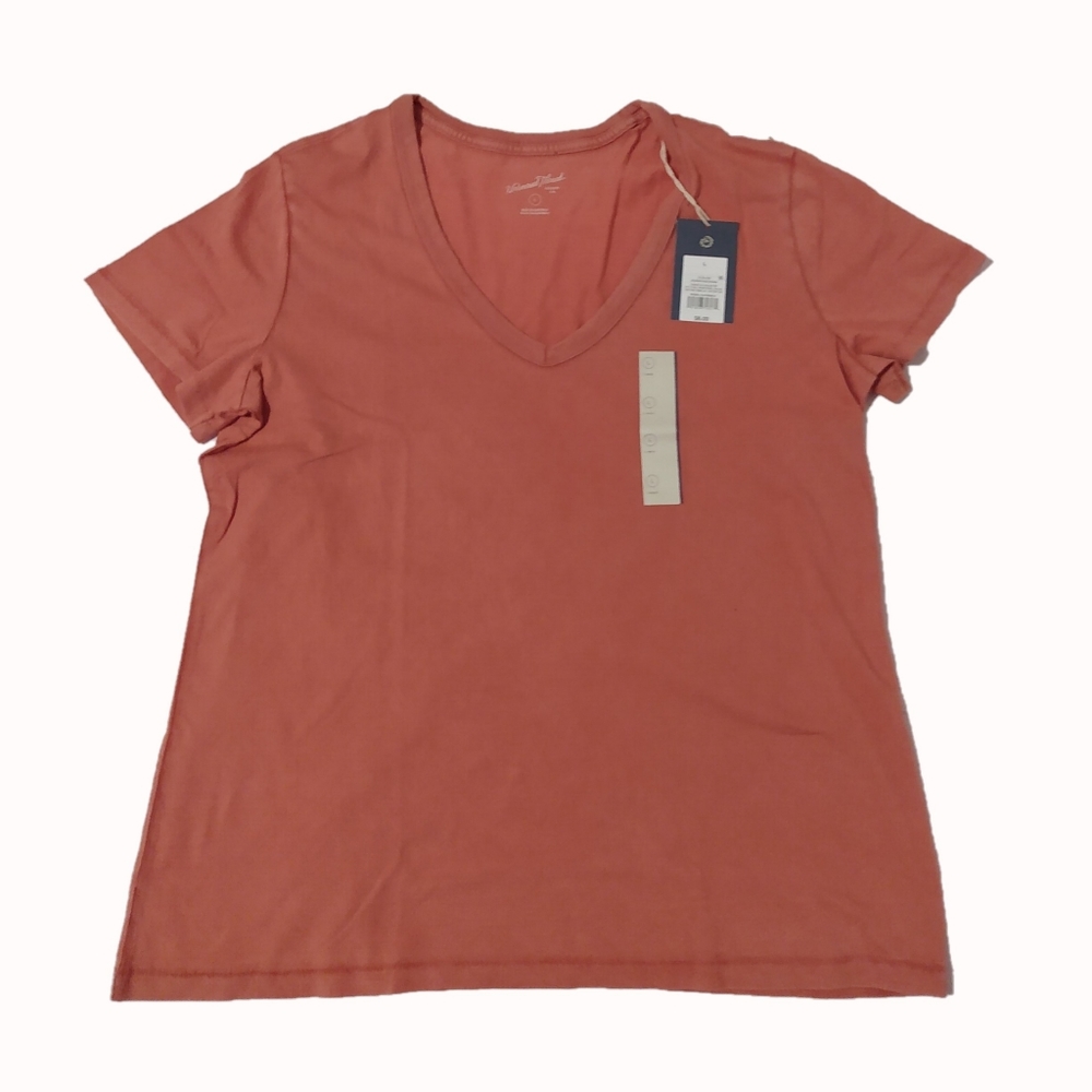 Universal Threads pink short sleeve tee v-neck pi